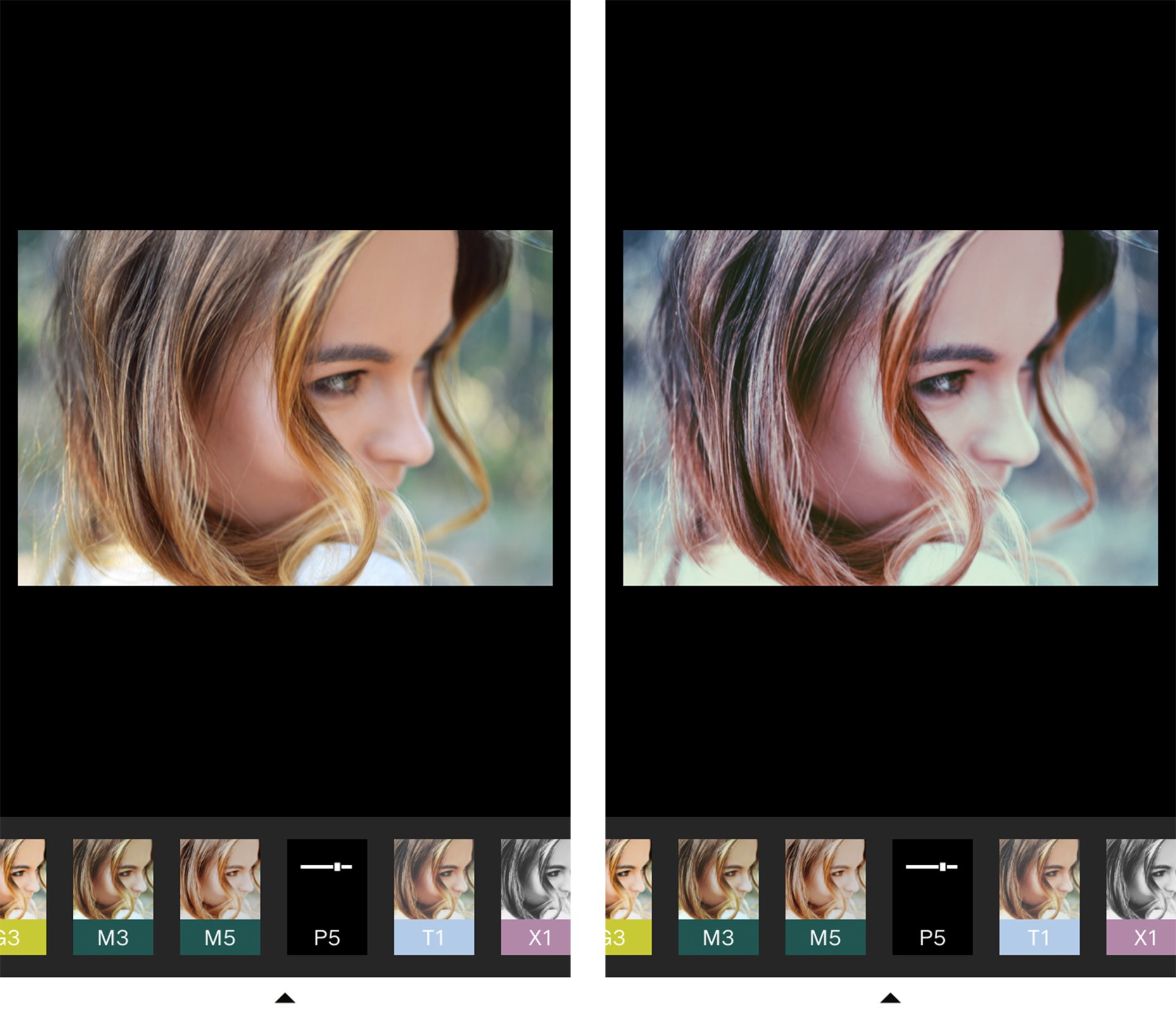 vsco filter screenshots